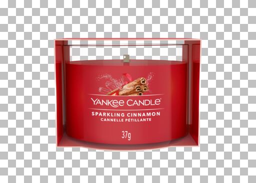 SPARKLING CINNAMMON- Yankee Candle - Candela Votive in Vetro NATALE