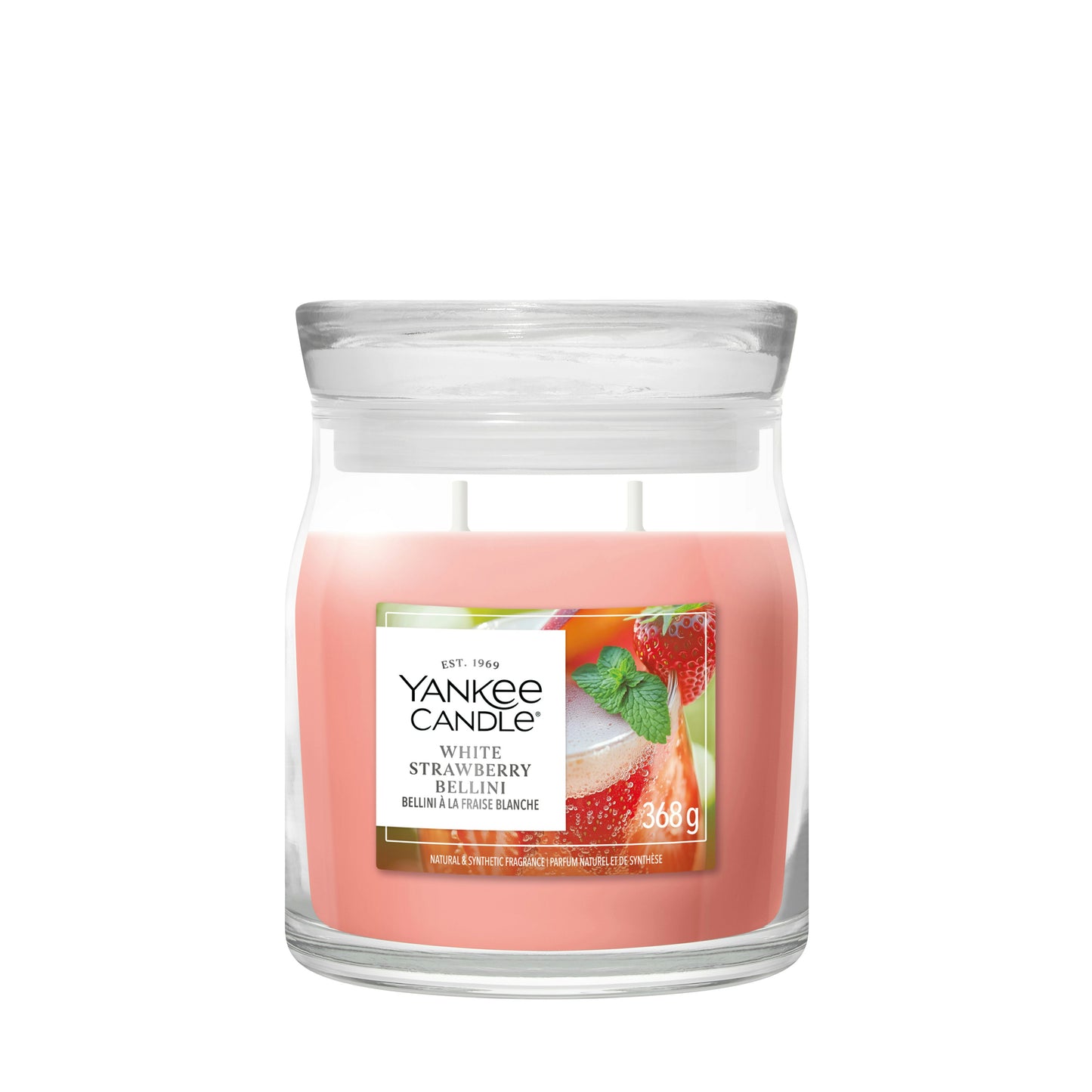 WHITE STRAWBERRY BELLINI - Yankee Candle- Giara Media-signature