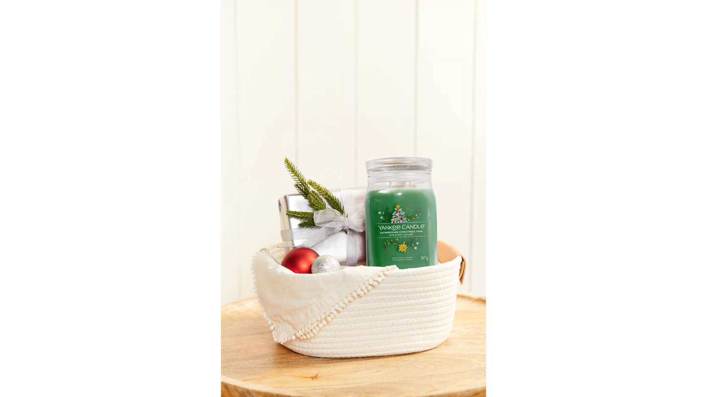 SHIMMERING CHRISTMAS TREE -Yankee Candle- Giara Grande-Signature - NATALE