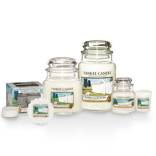 CLEAN COTTON -Yankee Candle- Ricarica Refill per Diffusore Elettrico ScentPlug