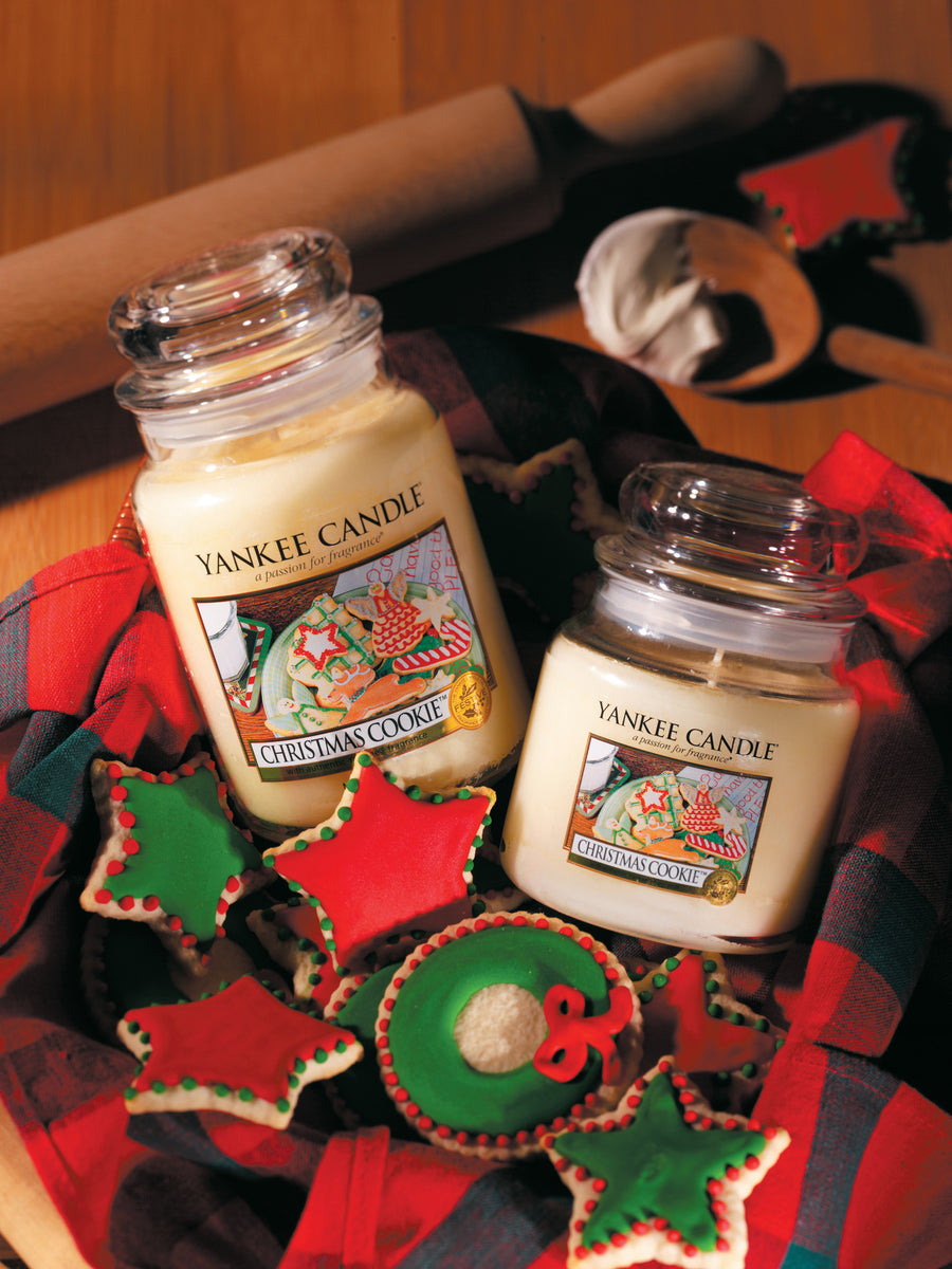 CHRISTMAS COOKIE Yankee Candle Giara Grande Candle With Care