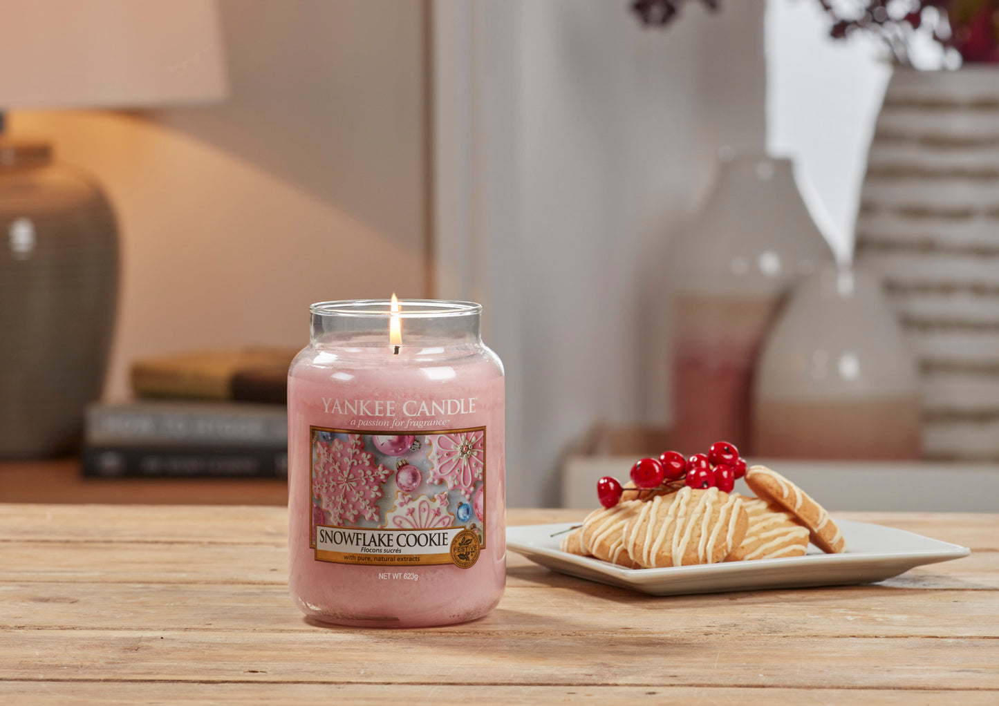 SNOWFLAKE COOKIE -Yankee Candle- Giara Grande