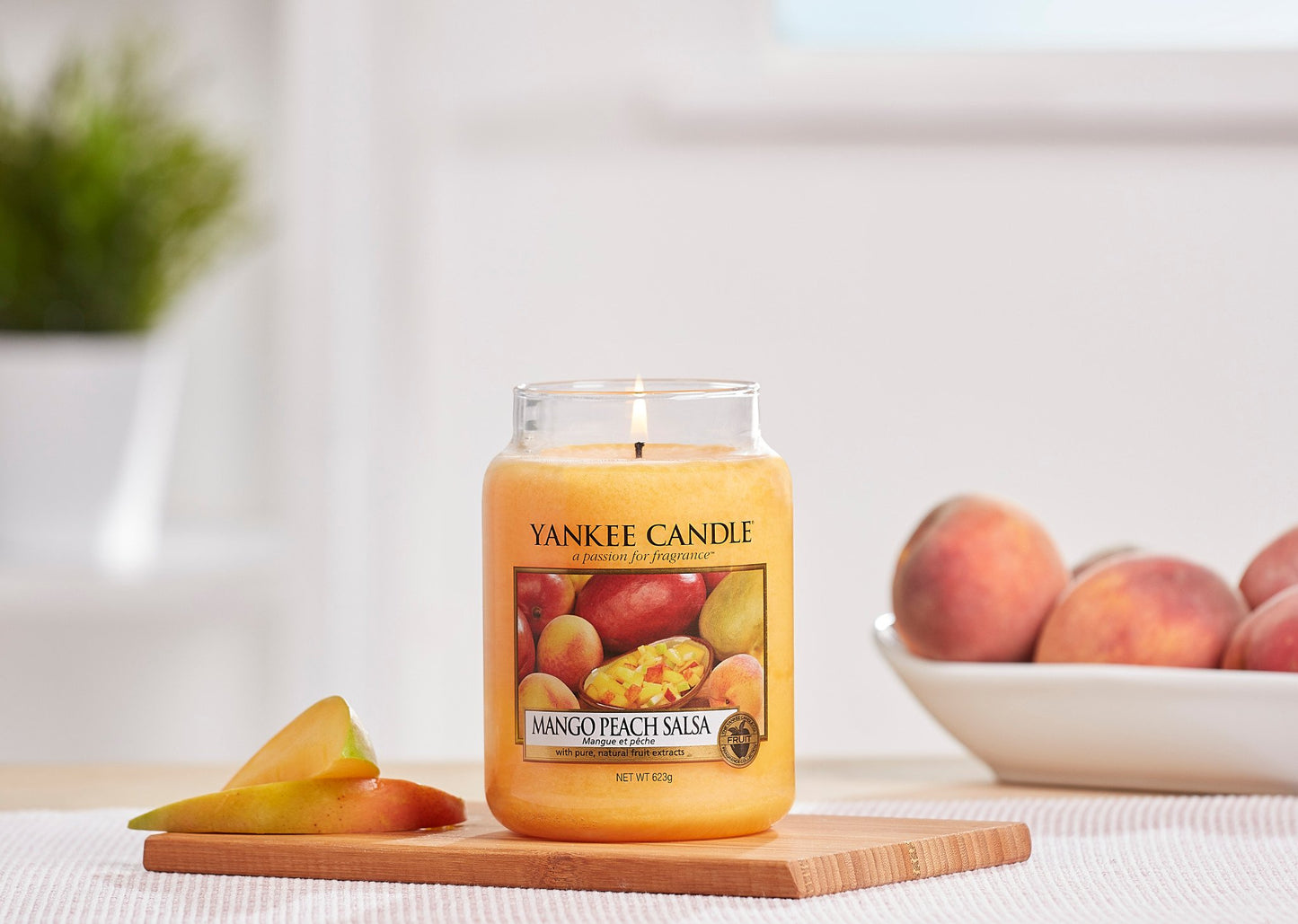 MANGO PEACH SALSA -Yankee Candle- Tart Cera da Fondere