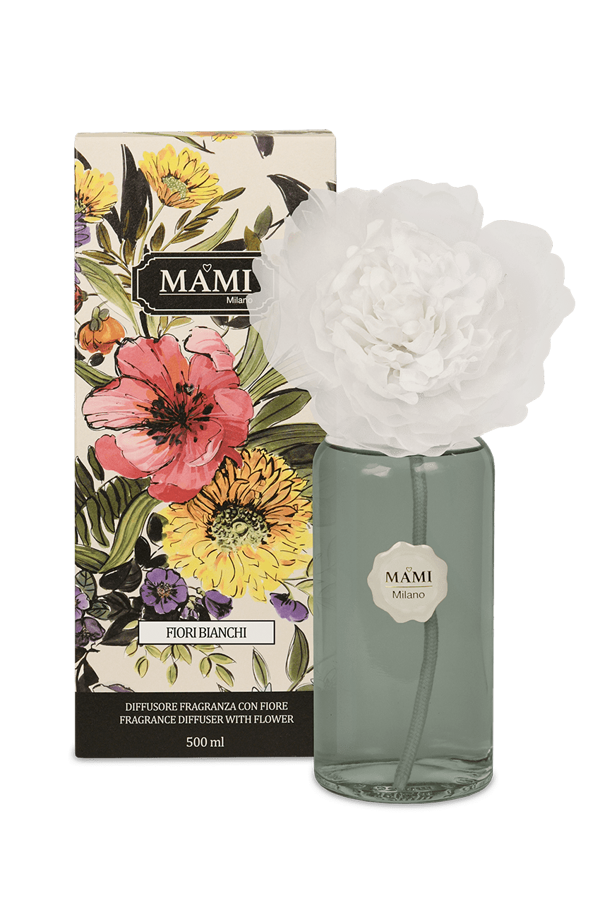 FIORI BIANCHI  Mami Milano Diffusore fragranze (500ml)