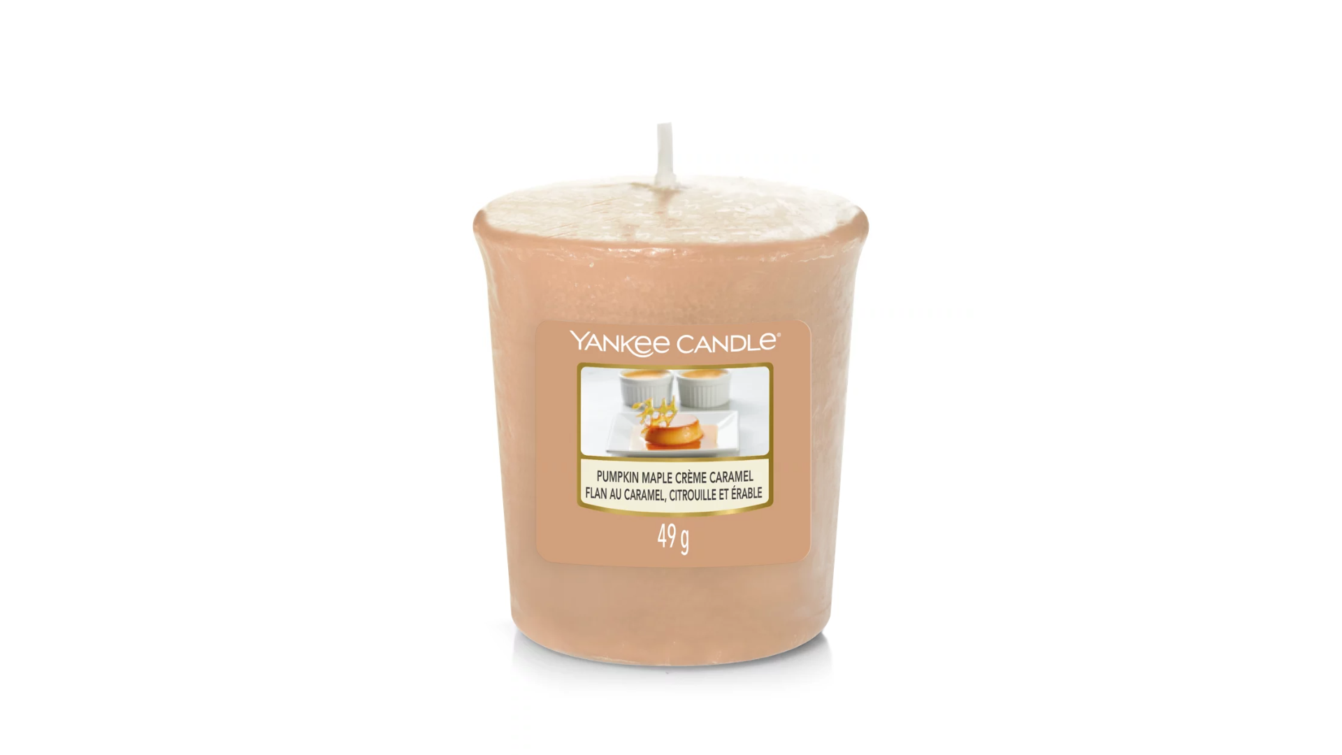 PUMPKIN MAPLE CREME CARAMEL - Yankee Candle - Candela Sampler - DAYDREAMING OF AUTUMN