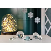WINTER NIGHT STARS -Yankee Candle- Candela Votive in Vetro NATALE