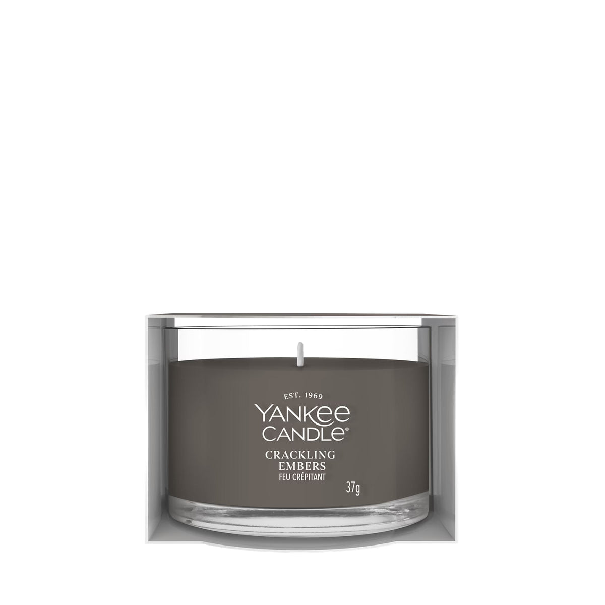 CRACKLING EMBERS -Yankee Candle- Candela Votive in Vetro NATALE
