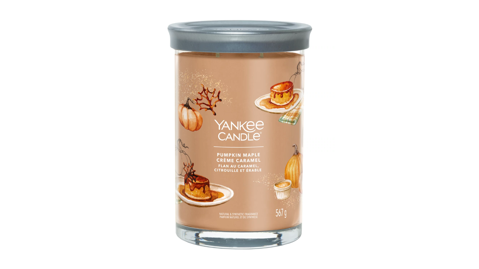 PUMPKIN MAPLE CREME CARAMEL - Candela Tumbler Grande - Signature - DAYDREAMING OF AUTUMN