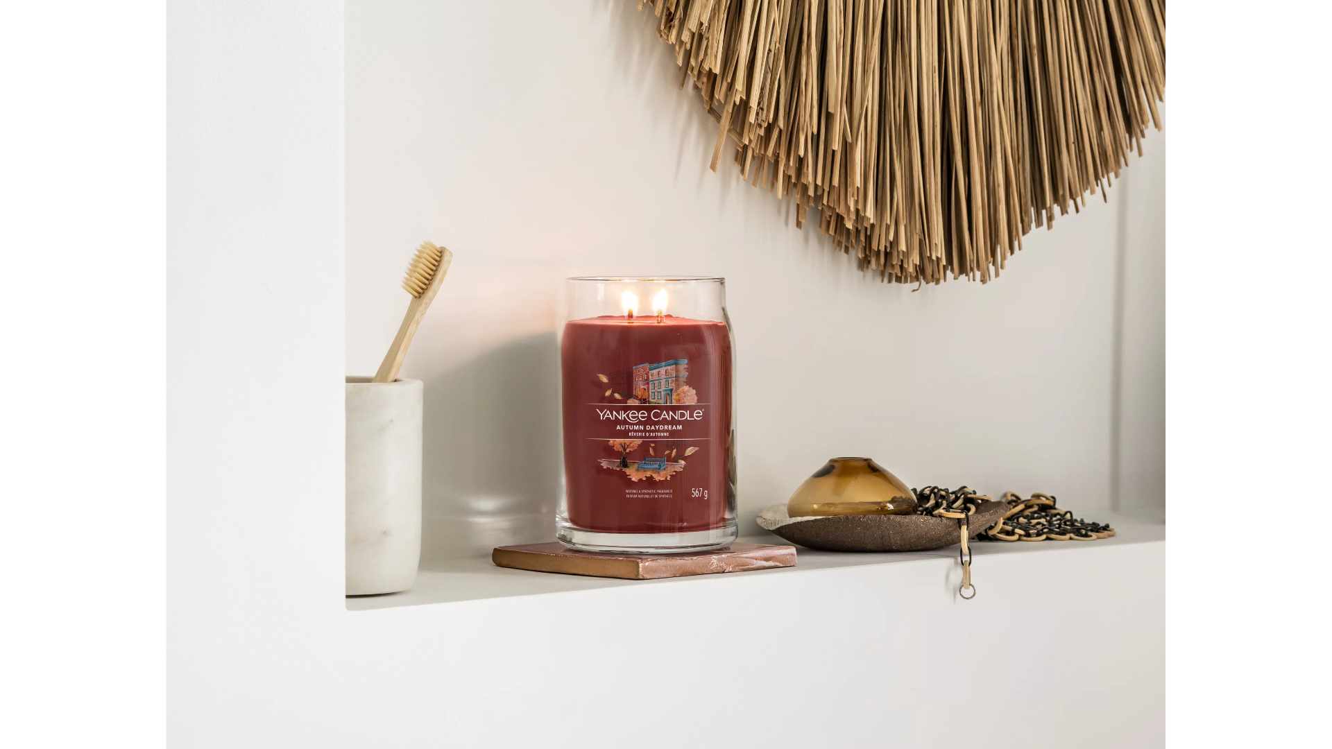 AUTUMN DAYDREAM -Yankee Candle- Giara Grande - SIGNATURE - DAYDREAMING OF AUTUMN