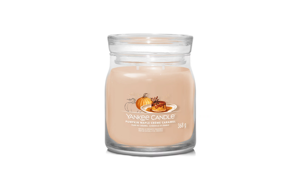 PUMPKIN MAPLE CREME CARAMEL -Yankee Candle- Giara Media - SIGNATURE - DAYDREAMING OF AUTUMN