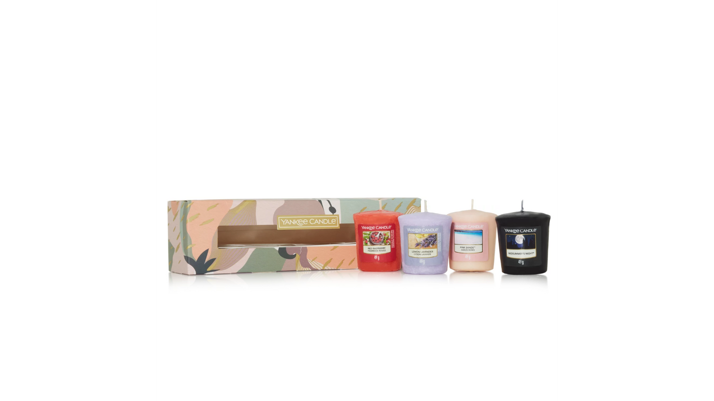 SET 4 CANDELE SAMPLER -Yankee Candle- Confezione Regalo - Primavera 2024