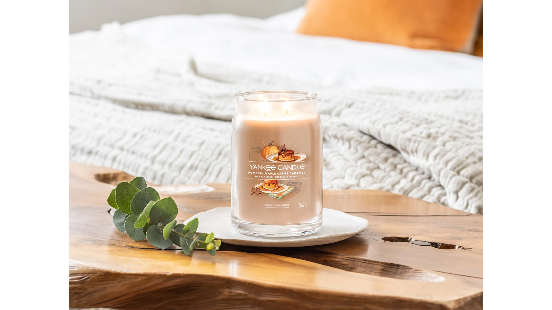 PUMPKIN MAPPLE CREME CARAMEL -Yankee Candle- Giara Grande - SIGNATURE - DAYDREAMING OF AUTUMN