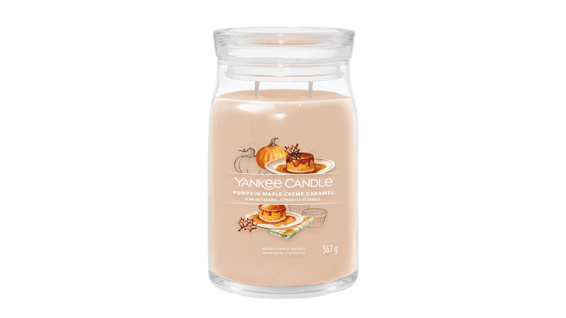 PUMPKIN MAPPLE CREME CARAMEL -Yankee Candle- Giara Grande - SIGNATURE - DAYDREAMING OF AUTUMN