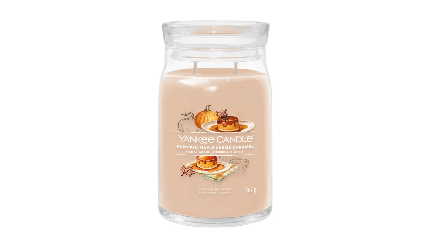 PUMPKIN MAPPLE CREME CARAMEL -Yankee Candle- Giara Grande - SIGNATURE - DAYDREAMING OF AUTUMN