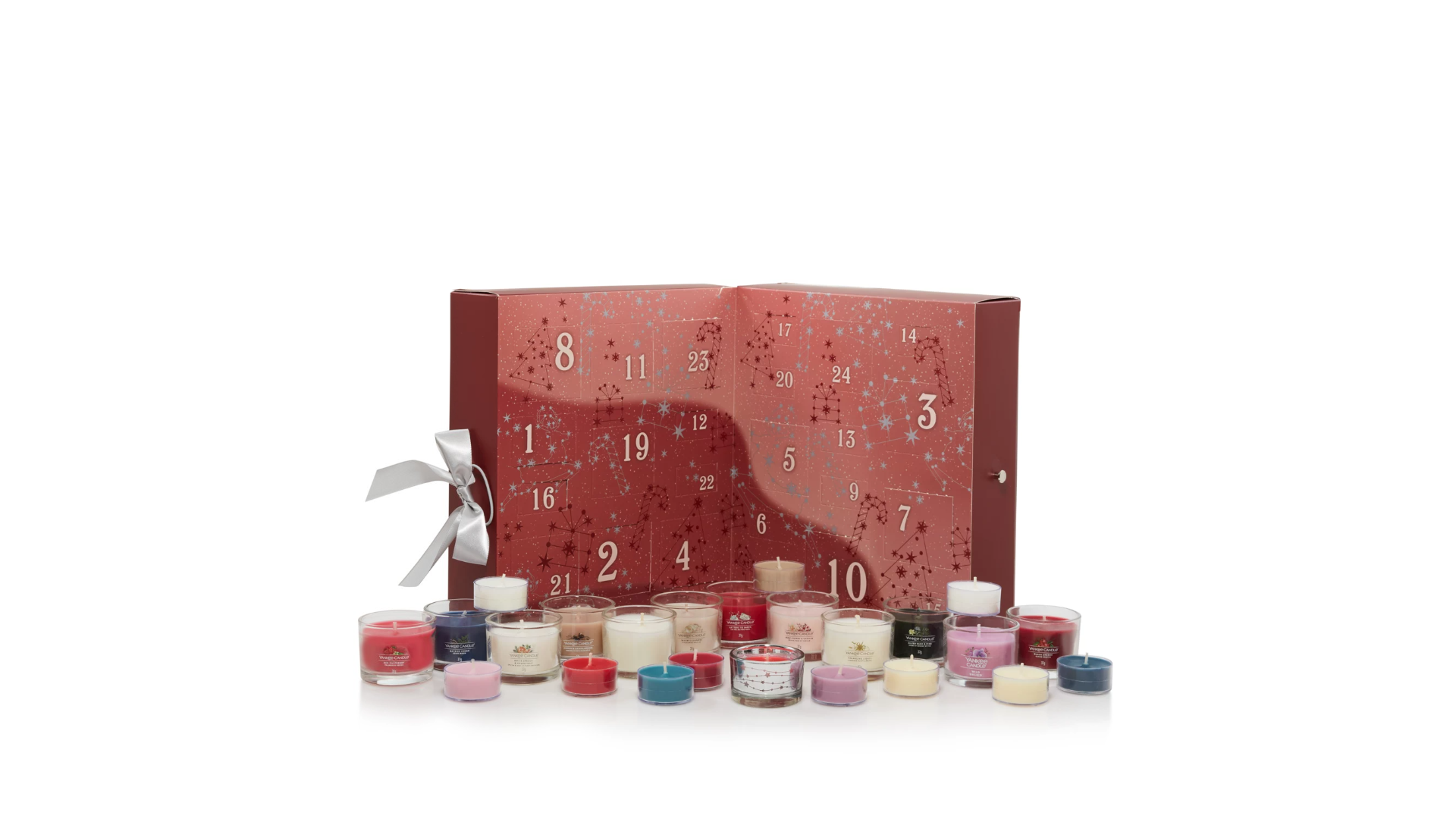 CALENDARIO DELL'AVVENTO LIBRO - Yankee Candle -  CONFEZIONE REGALO BRIGHT LIGHTS