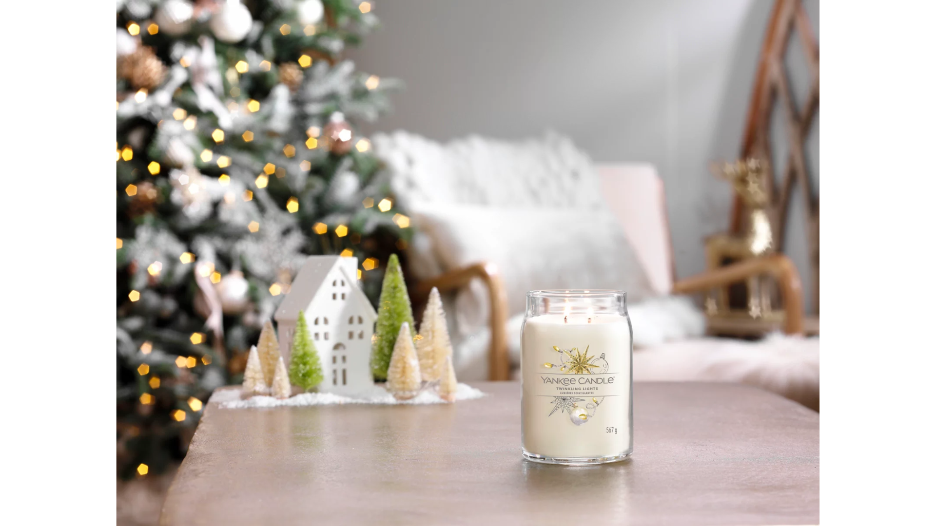 TWINKLING LIGHTS -Yankee Candle- Giara Grande-Signature - NATALE