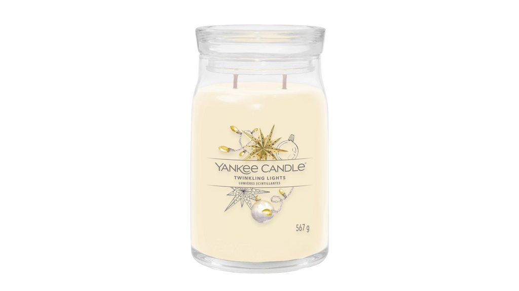 TWINKLING LIGHTS -Yankee Candle- Giara Grande-Signature - NATALE