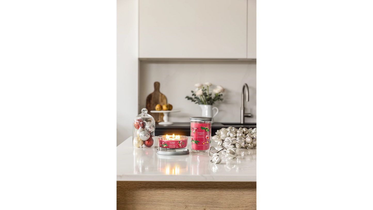 HOLIDAY CHEER - Candela Tumbler 5 Stoppini - Signature - Yankee Candle