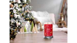 SPARKLING CINNAMON - Candela Tumbler Grande - Signature - Yankee Candle