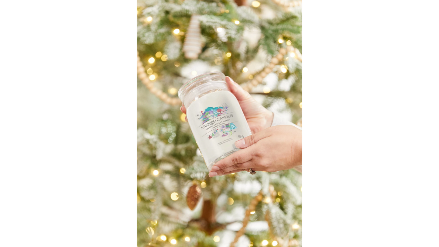 MAGICAL BRIGHT LIGHTS-Yankee Candle- Giara Grande-Signature - NATALE