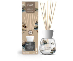 AMBER & SANDALWOOD -Yankee Candle - Diffusore a Bastoncino Piccolo (100ml)