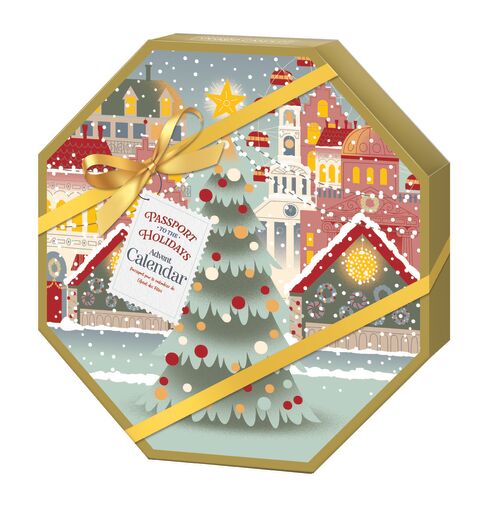 CALENDARIO DELL'AVVENTO -Yankee Candle- Confezione Regalo Natale PASSPORT TO THE HOLIDAY