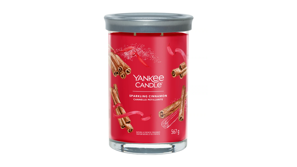 SPARKLING CINNAMON - Candela Tumbler Grande - Signature - Yankee Candle