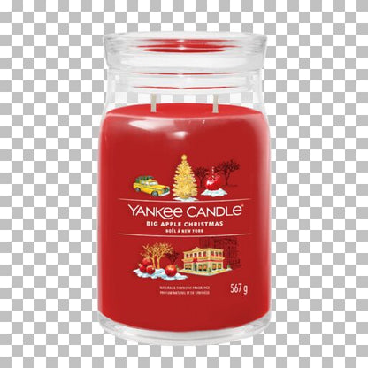 BIG APPLE cHRISTMAS -Yankee Candle- Giara Grande-Signature - PASSPORT TO THE HOLIDAYS