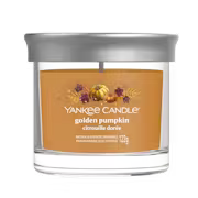GOLDEN PUMPKING -SIGNATURE - Yankee Candle - FANTASTICAL FALL - TUMBLER GIARA PICCOLA