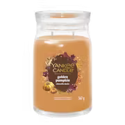 GOLDEN PUMPKING -SIGNATURE - Yankee Candle - FANTASTICAL FALL- GIARA GRANDE