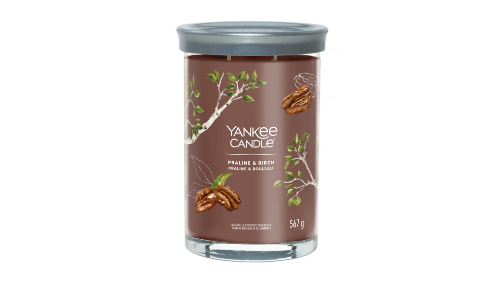 PRALINE & BIRCH - Candela Tumbler Grande - Signature - Yankee Candle