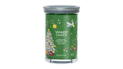 SHIMMERING CHRISTMAS TREE - Candela Tumbler Grande - Signature - Yankee Candle