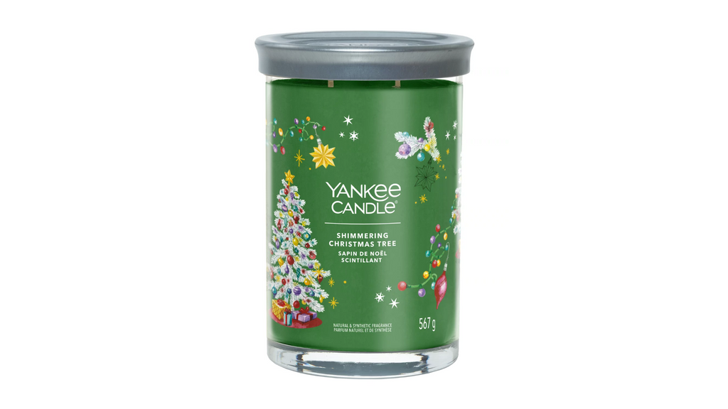 SHIMMERING CHRISTMAS TREE - Candela Tumbler Grande - Signature - Yankee Candle