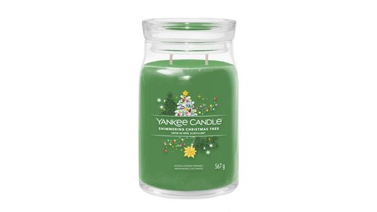 SHIMMERING CHRISTMAS TREE -Yankee Candle- Giara Grande-Signature - NATALE