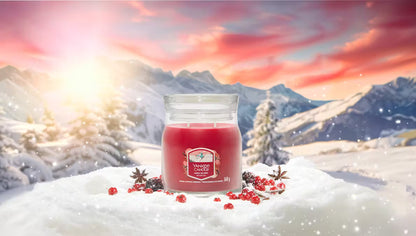 SANTA ON SKIS -Signature - Yankee Candle- Giara Media - NATALE - APRE SKI