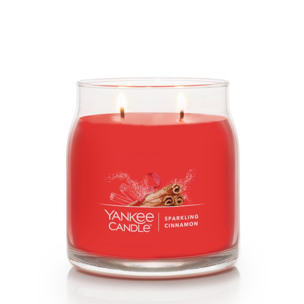 SPARKLING CINNAMON -Signature - Yankee Candle- Giara Media - NATALE