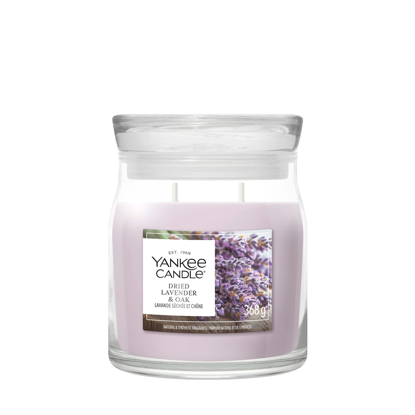 DRIED LAVENDER & OAK -Yankee Candle- Giara Media -signature