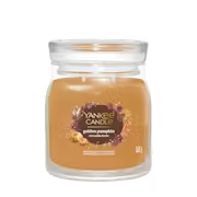 GOLDEN PUMPKING- SIGNATURE - Yankee Candle - FANTASTICAL FALL - GIARA MEDIA
