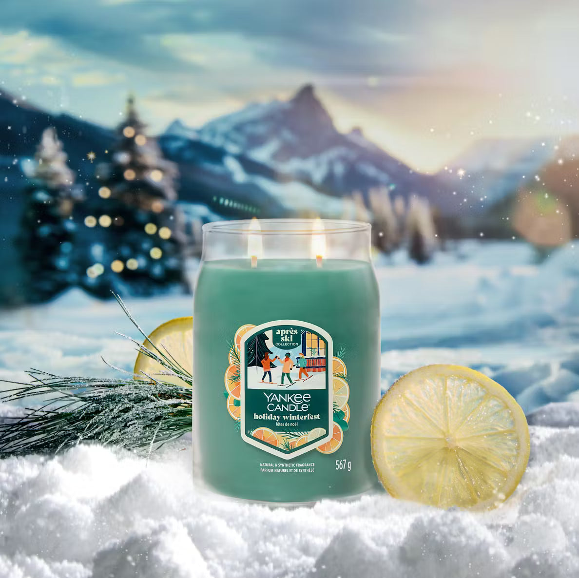 HOLIDAY WINTERFEST -Yankee Candle- Giara Grande-Signature - APRES SKI