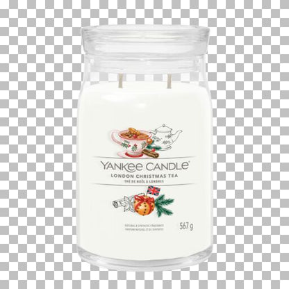 LONDON CHRISTMAS TEA -Yankee Candle- Giara Grande-Signature - PASSPORT TO THE HOLIDAYS