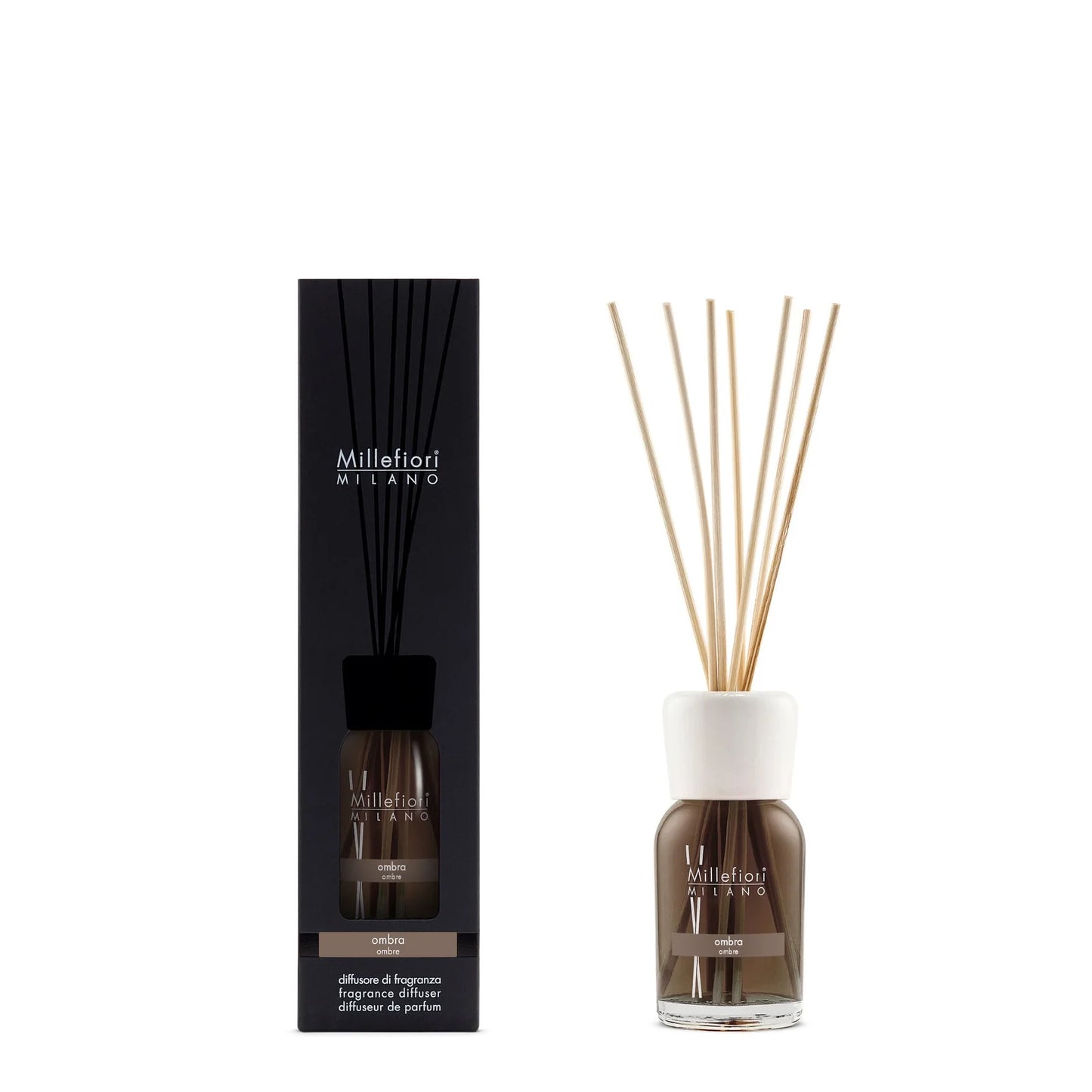 OMBRA -Millefiori Milano- Diffusore a Bastoncino Medio (250ml)