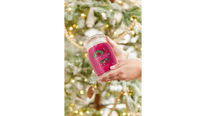 SPARKLING WINTERBERRY -Yankee Candle- Giara Grande-Signature - NATALE