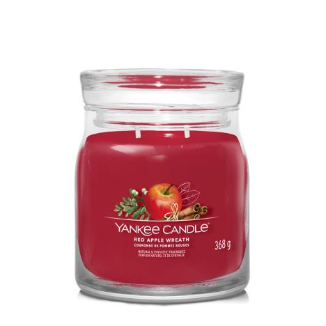 RED APPLE WREATH -Signature - Yankee Candle- Giara Media - NATALE