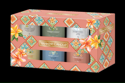 6 CANDELE VOTIVE IN VETRO - Yankee Candle - Confezione Regalo Hello Italy - primavera 2025