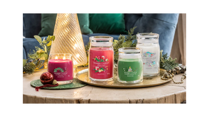 SPARKLING WINTERBERRY -Signature - Yankee Candle- Giara Media - NATALE