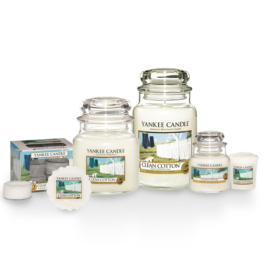 CLEAN COTTON -Yankee Candle- Charming Scents Kit Iniziale Square