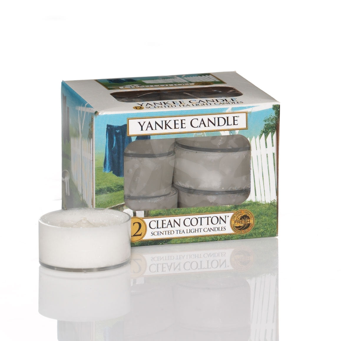 CLEAN COTTON -Yankee Candle- Tea Light