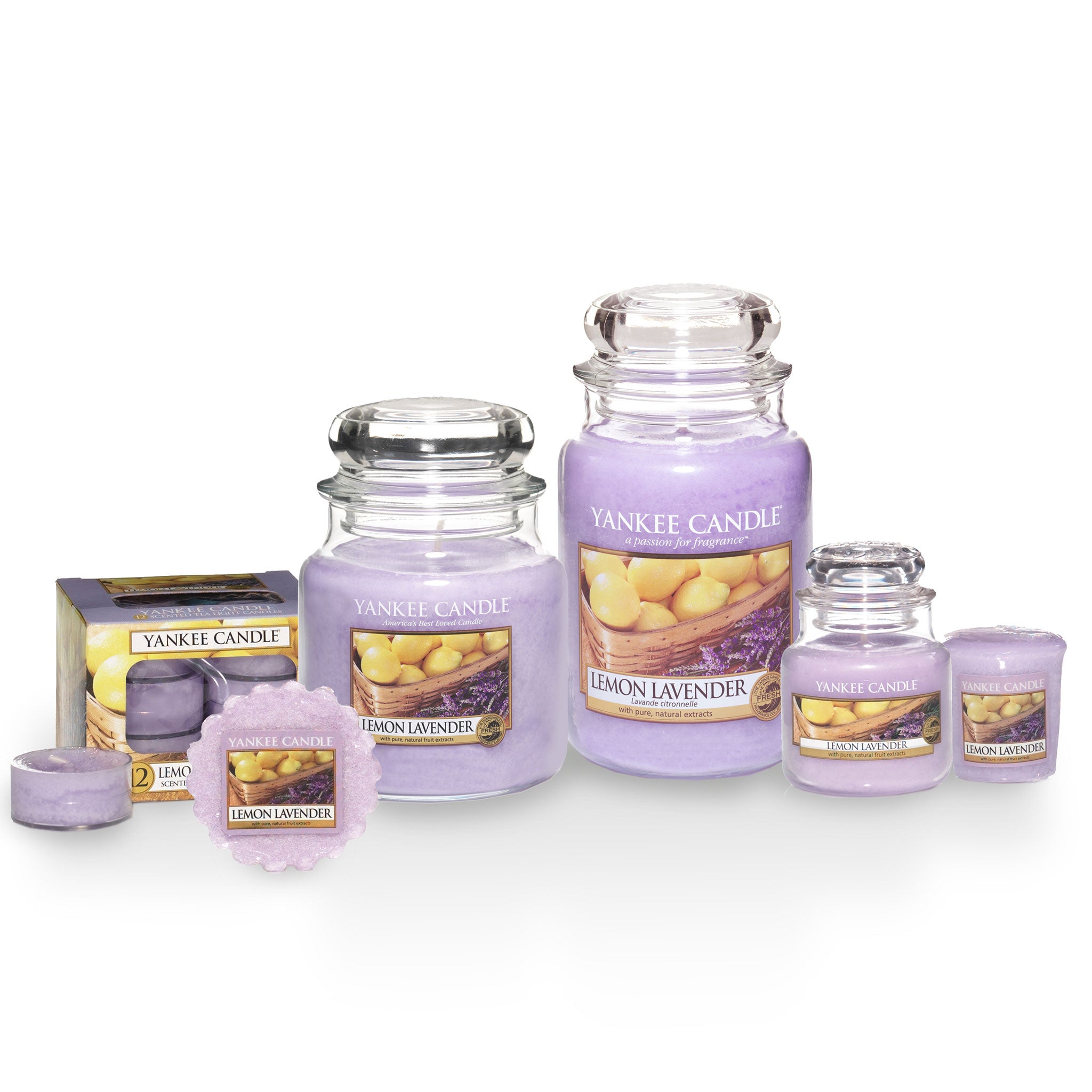 LEMON LAVENDER -Yankee Candle- Tea Light – Candle With Care