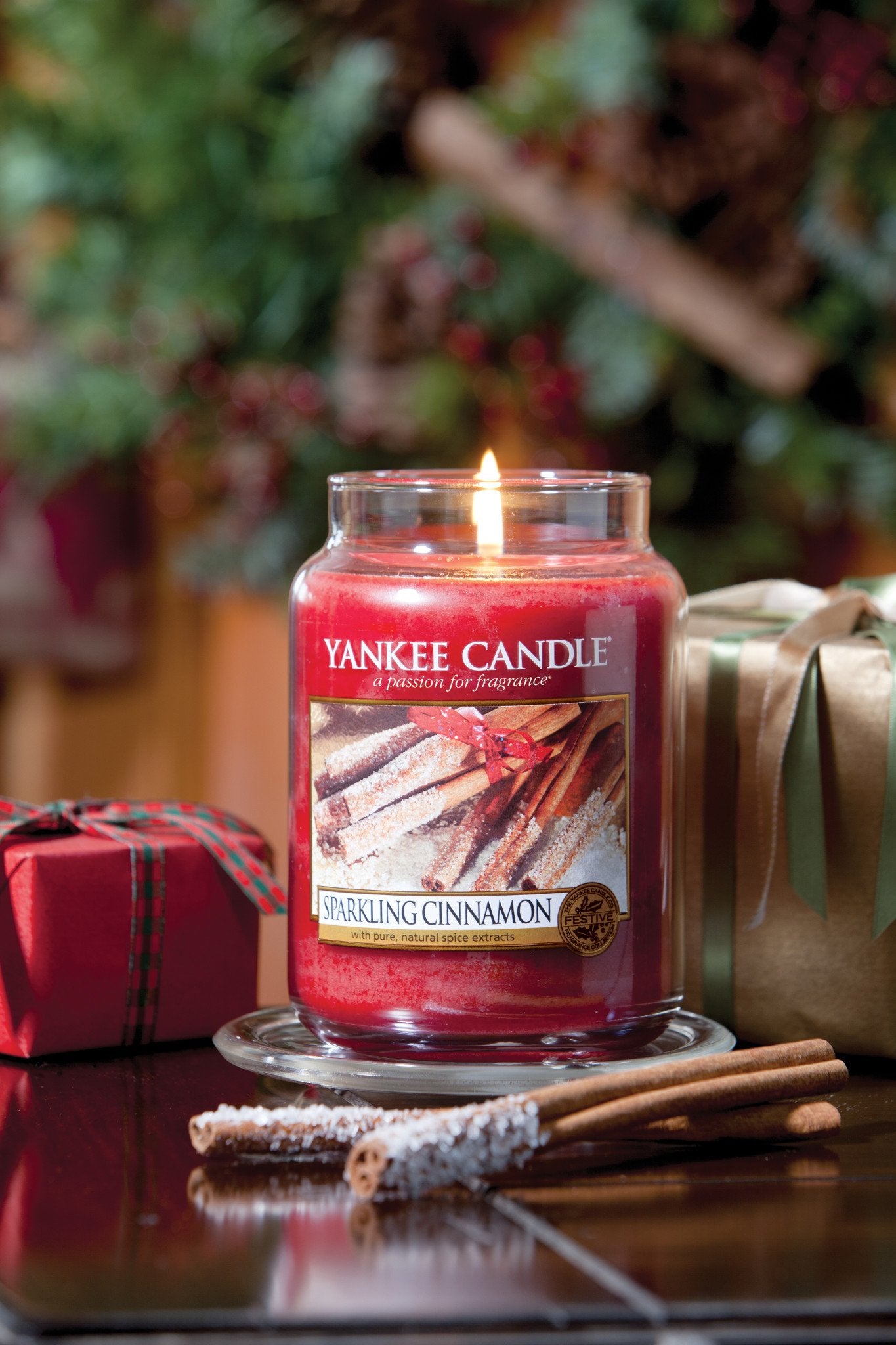 SPARKLING CINNAMON - Yankee Candle - Tart Cera da Fondere