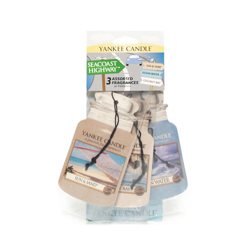 SEACOAST HIGHWAY -Yankee Candle- Car Jar Confezione da 3